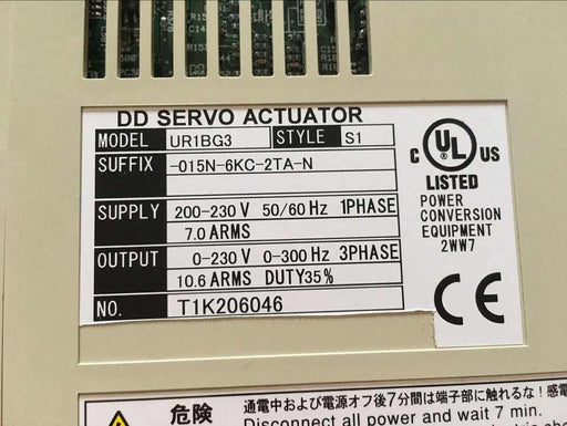 Yokogawa Negotiateprice Br/Servo Drive UD1BG3-015N-6KC-2TA-N 100% Original/used