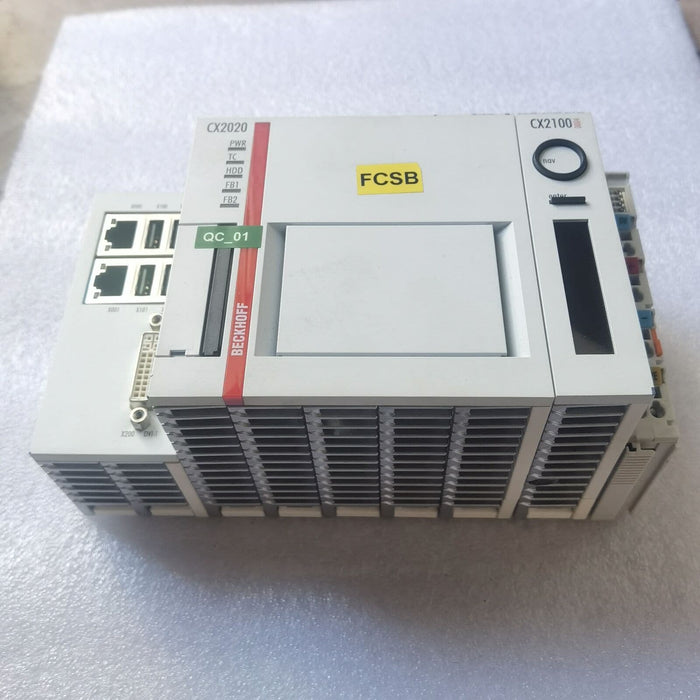 BECKHOFF CX2020-0120 CX2100-0004 PLC Module Used