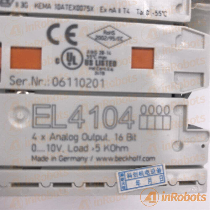 EL4104 PLC Output Module BECKHOFF